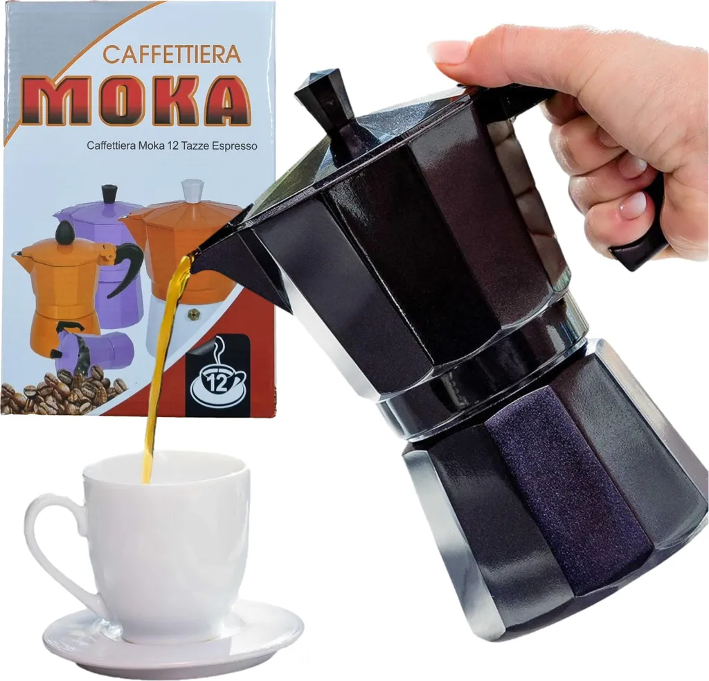 Verk Group Coffee machine for 6 cups, aluminum