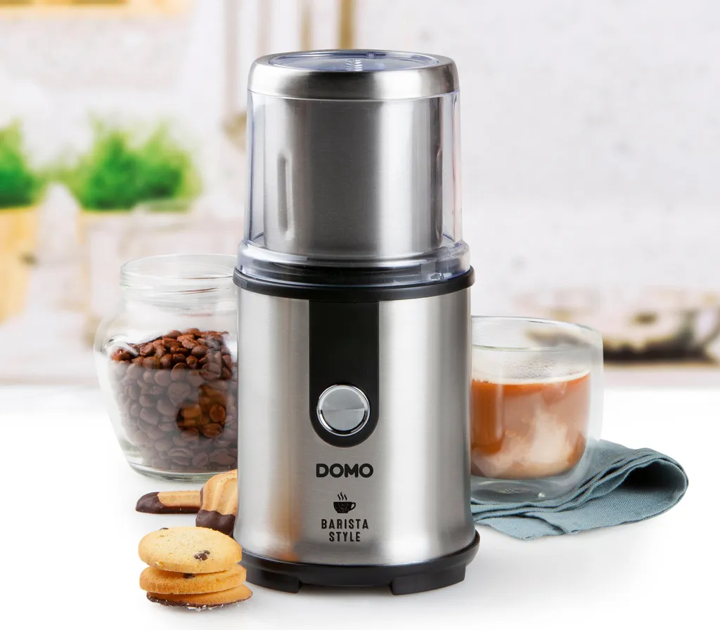 Coffee grinder 110g 300w, stainless steel Domo DO723K