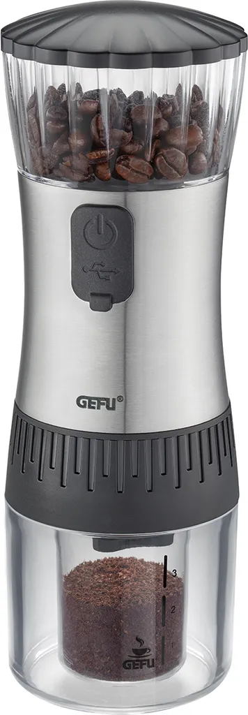 GEFU POLVE electric coffee grinder with USB
