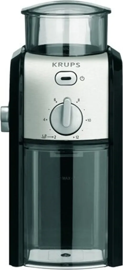 Krups ProEdition coffee grinder, black/chrome