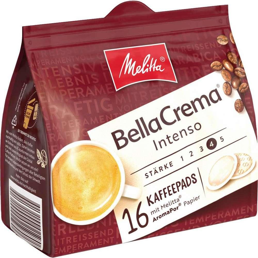 Melitta Coffee pods Bella Crema, full-bodied & intense