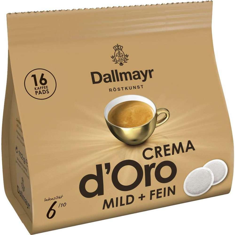 Dallmayr Crema dOro coffee pods, mild & fine