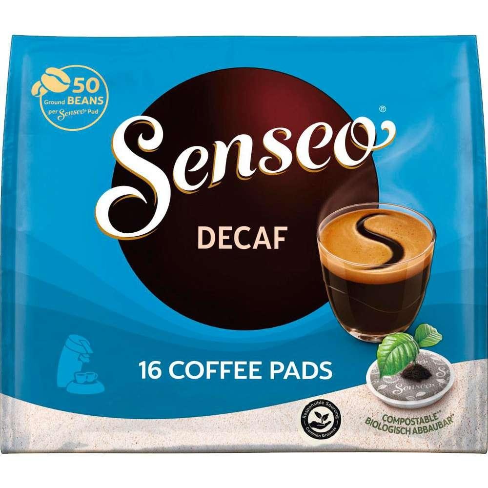 Senseo Decaf coffee pods, decaffeinated
