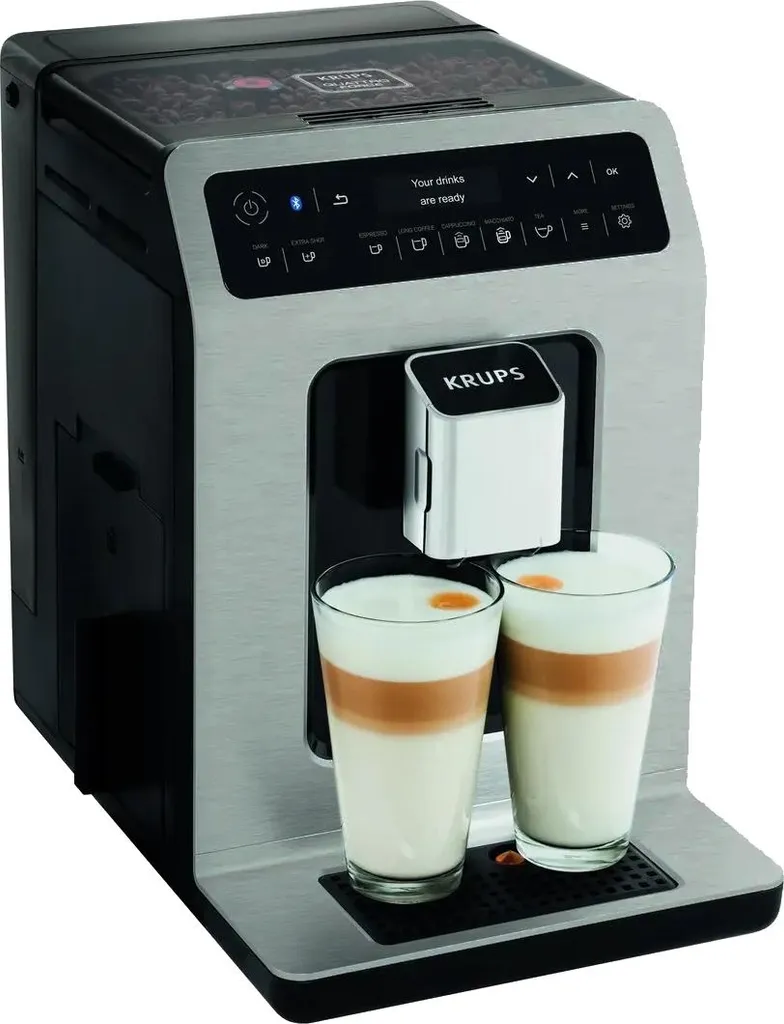 Coffee robot with 14 bars, metallic grey Krups EA892D10