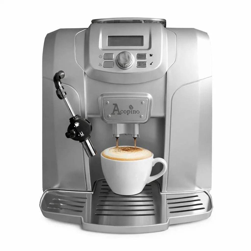 Acopino Fully automatic coffee machine with integrated grinder – Espresso, coffee & milk drinks – Fully automatic coffee machine – Ravenna