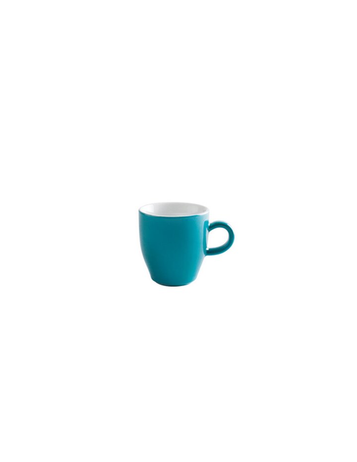 Kahla-Thueringen Kahla Café Sommelier 2.0 Espresso Doppio Cup 0.05 L In Petrol-Set Of 6