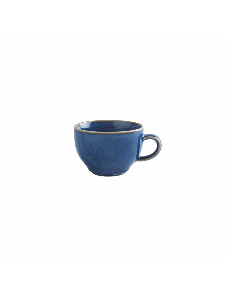 Kahla-Thueringen Kahla Homestyle Cappuccino International Cup 0.23 L Atlantic Blue - Set Of