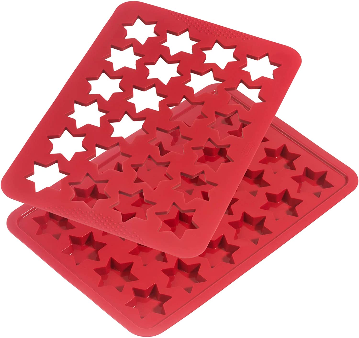 Kaiser Zimtstern silicone baking mat, for 24 cinnamon stars, silicone, dishwasher safe
