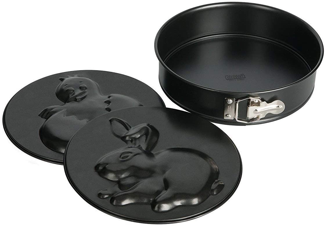 Kaiser Motive Springform Cake Tin, Black , 28 x 28 x 13 cm