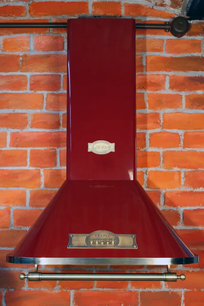 Kaiser A 6315 Red Em ECO Wall-Mounted Extractor Hood 60cm 910m³/h 3 Speeds Exhaust Air Recirculation