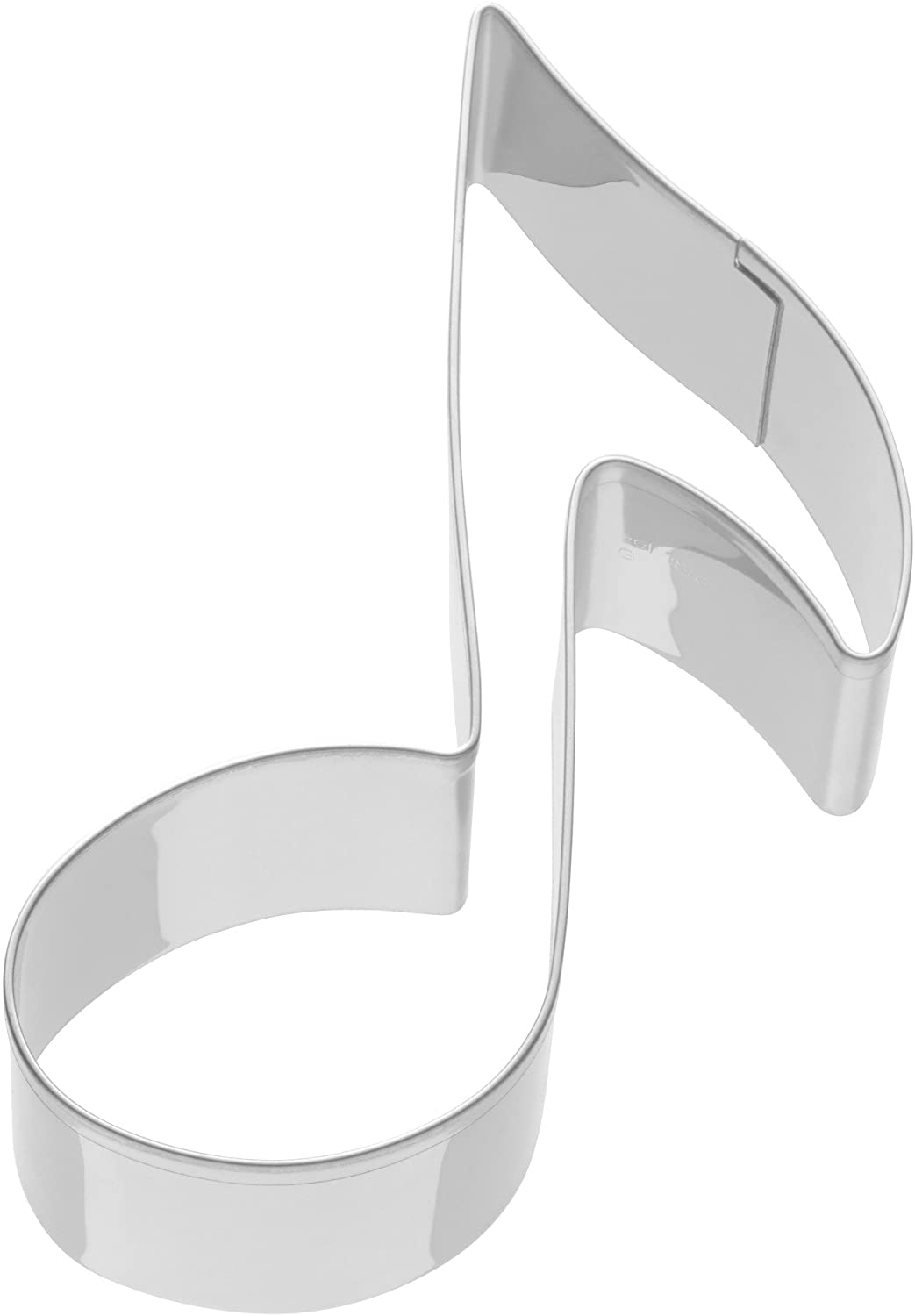Kaiser Cookie Cutter Note, Birthday, Stainless Steel, Cookie Cutter for Biscuits, 8 x 5 x 2.5 cm