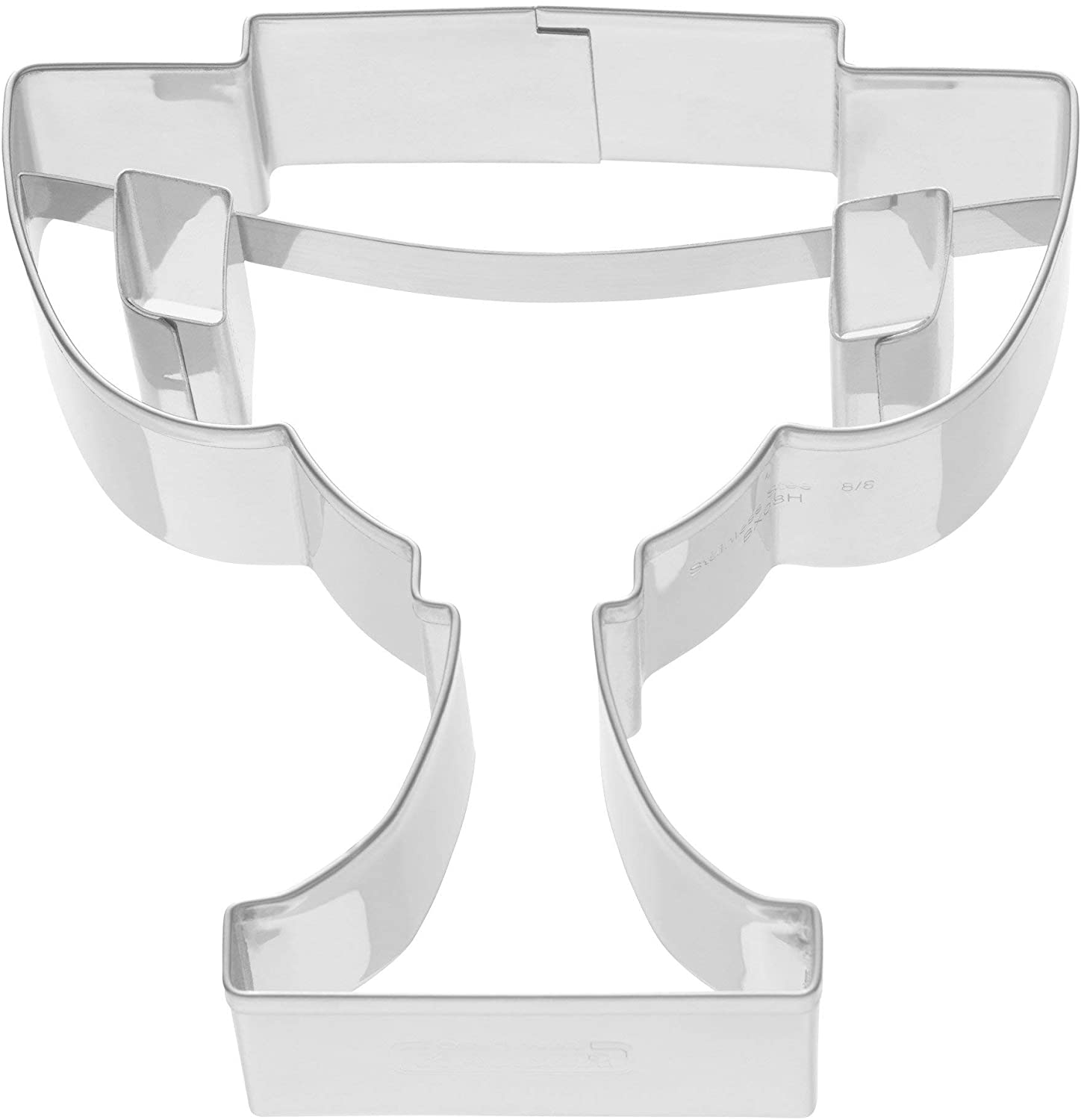 Kaiser Cookie Cutter Trophy Football Cookie Cutter Stainless Steel 8 x 8 x 2.5 cm