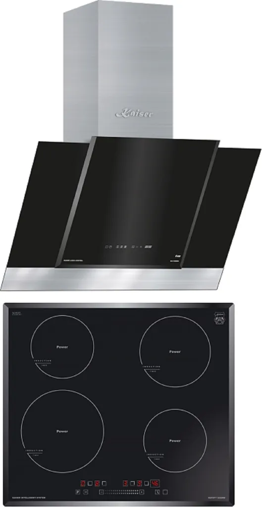 Kaiser extractor hood AT 8438 F ECO 80 cm + KCT 6705 FI induction hob