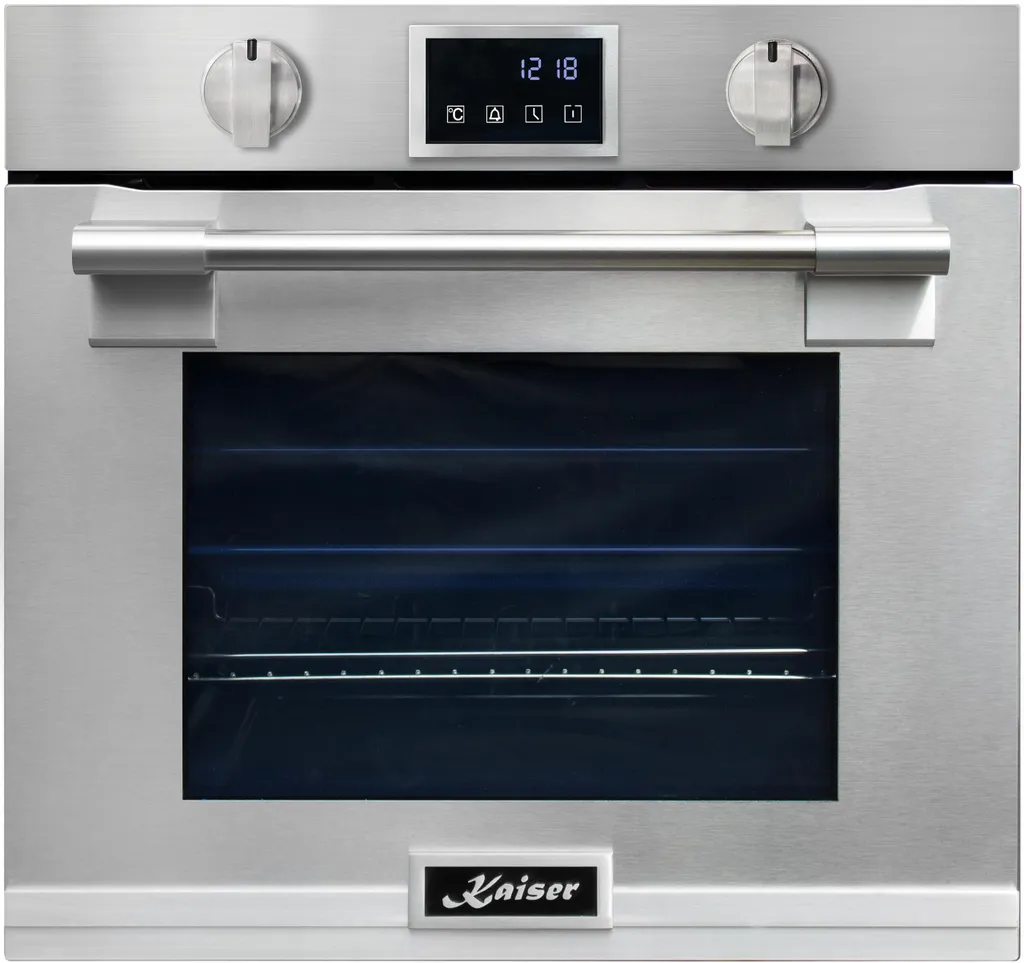 Kaiser EH 6339 XXL Built-in Oven 86L, ​​with Pyrolysis & AirFry, Touch Display, Rotary Knob, 11 Functions, Stainless Steel with Anti-Touch Effect