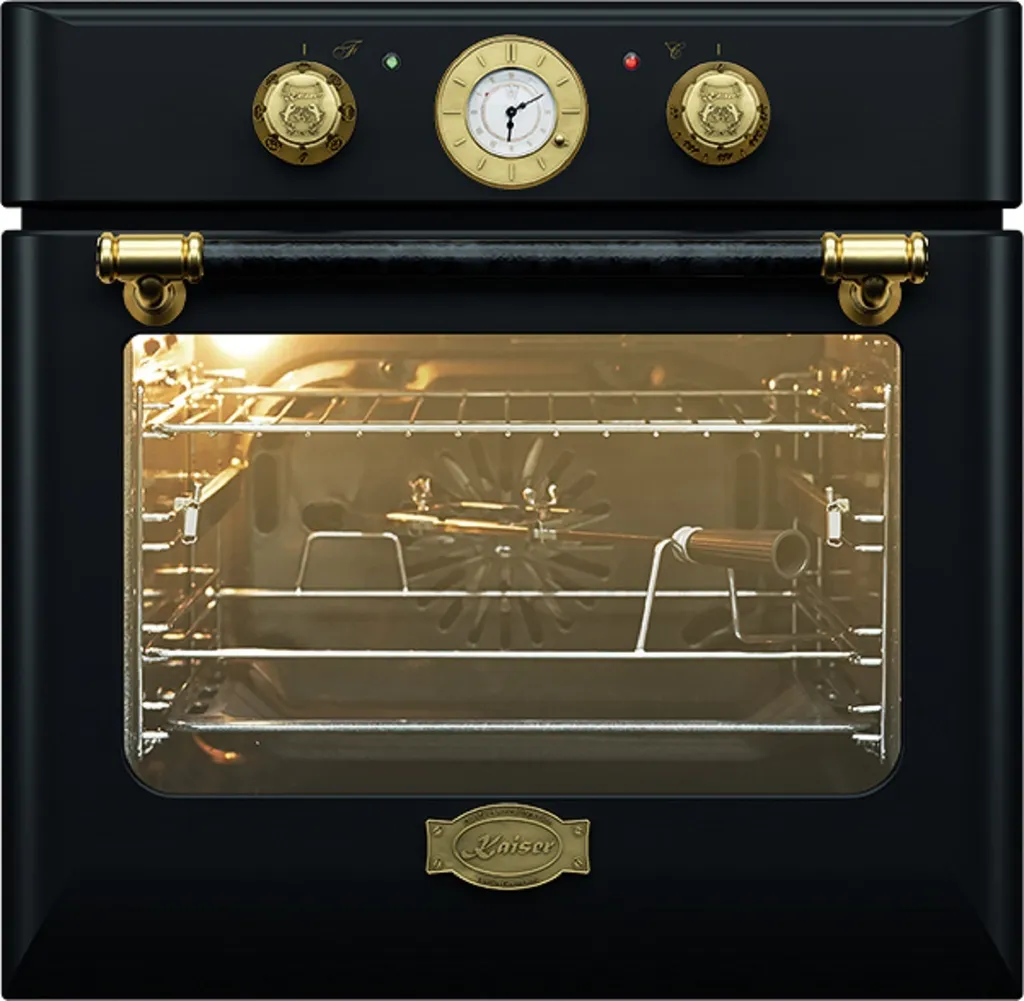 Kaiser EH 6432 BE ECO Retro Built-in Oven 68L Rotisserie Self-Cleaning
