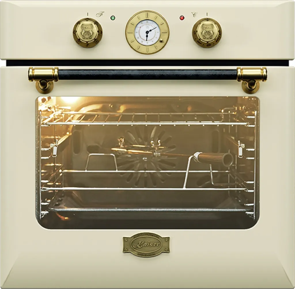 Kaiser EH 6432 ElfBE Retro Built-in Oven 68L Rotisserie Self-Cleaning