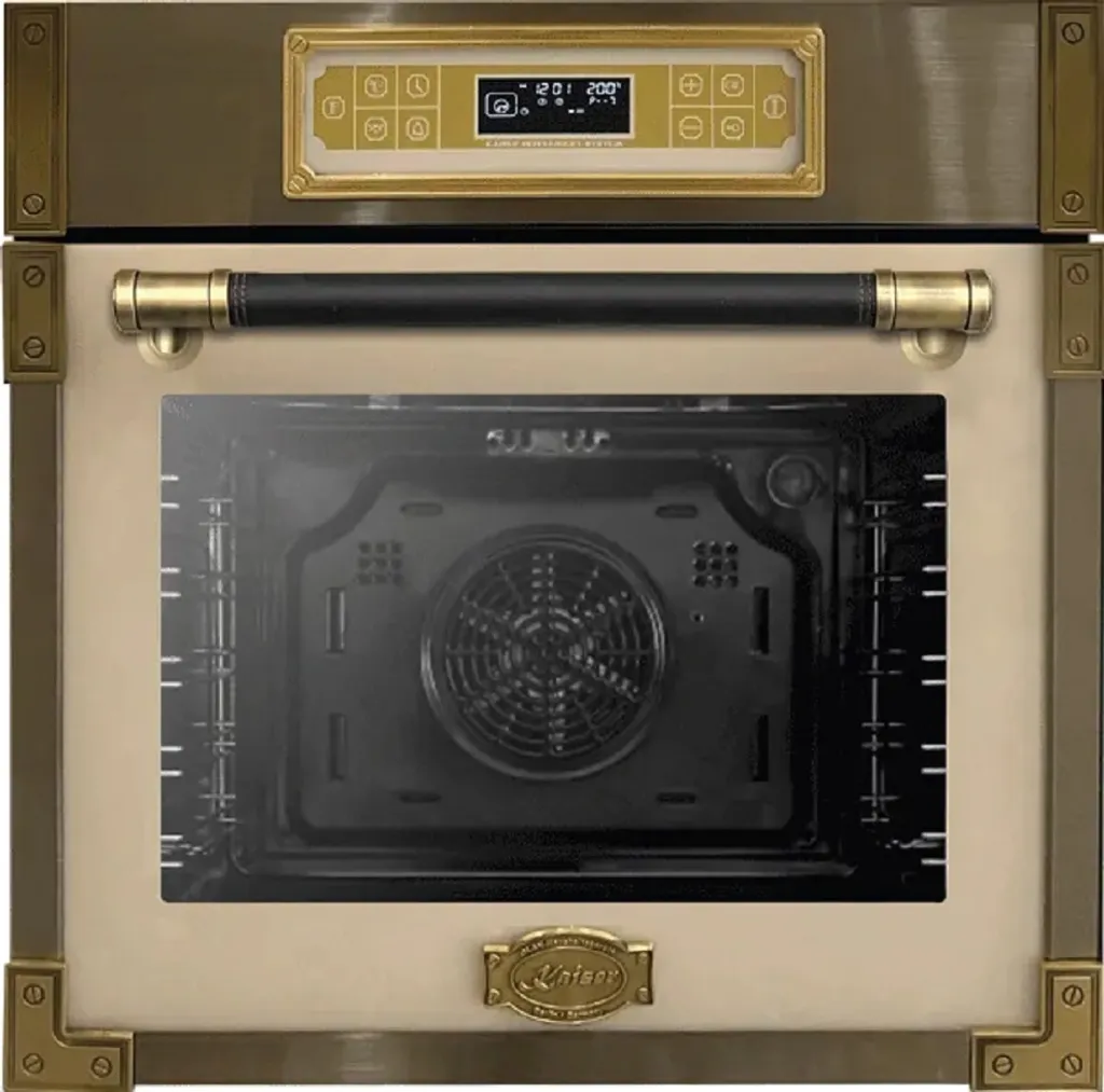 Kaiser EH 6726 ElfAD Retro Built-in Oven 80L Ivory Glass