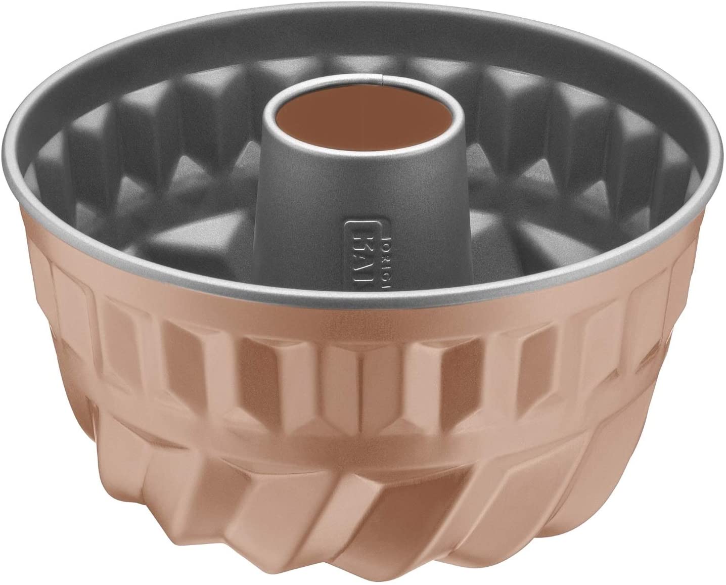 Kaiser 100 Gold Bundt Cake Mould Mini 16 cm Small Round Gold Cake Mould Non-Stick Coating for 1/2 Recipe