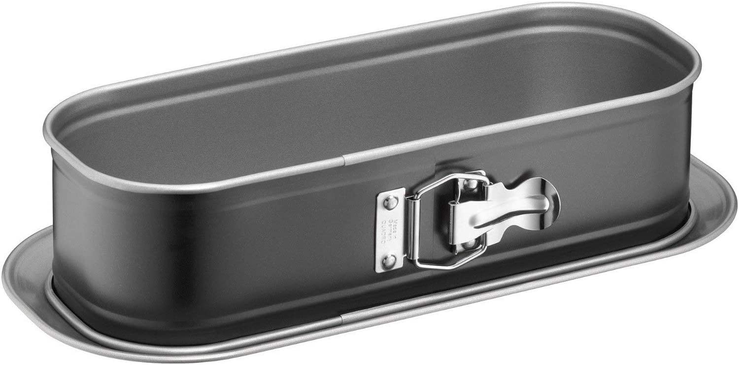 Kaiser Inspiration Springform Cake Tin 30 x 11 cm Flat Base Square Baking Tin Leak-Proof Non-Stick Coating