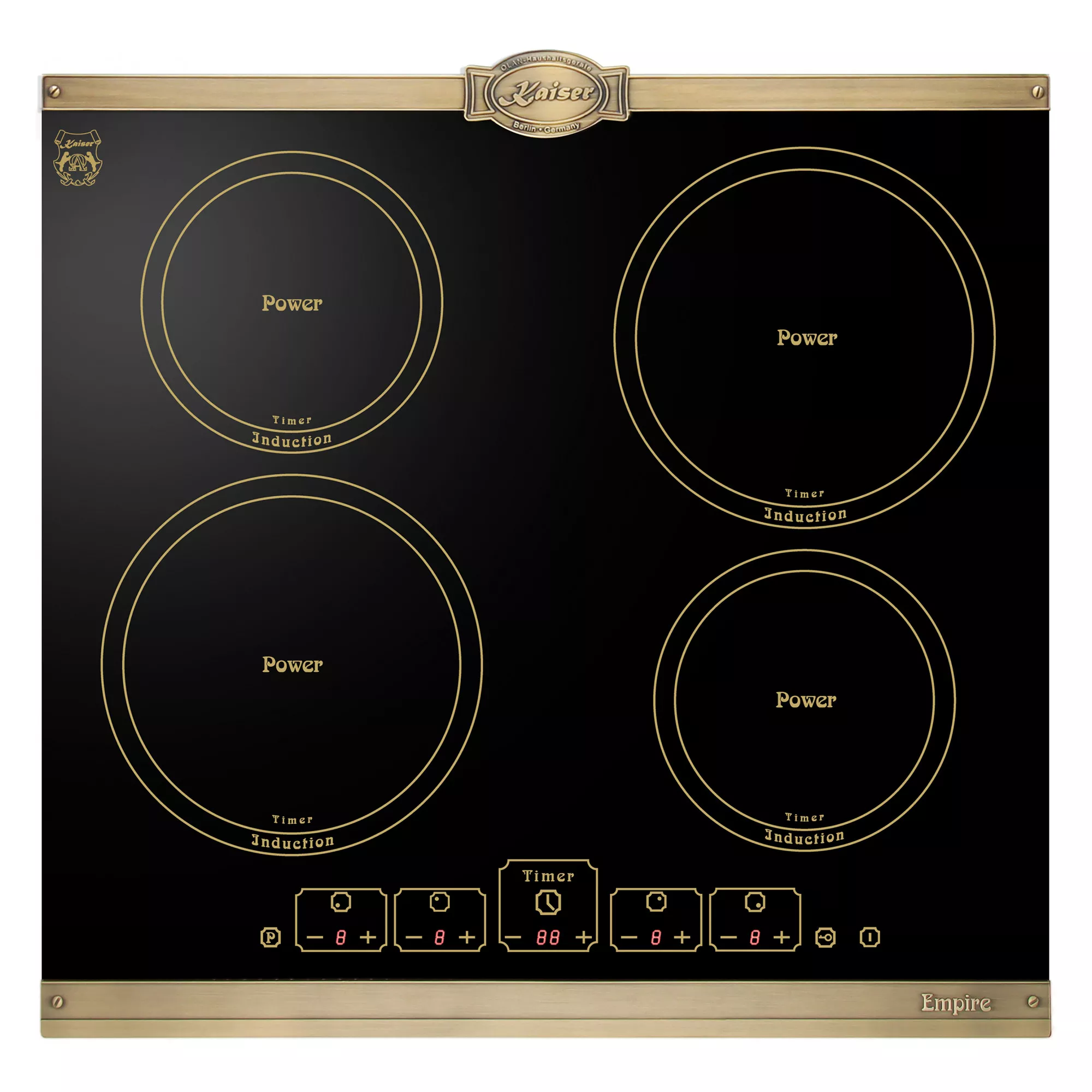 Kaiser Kitchen Appliances Induction Hob KCT 6195 IEm, Black, 60 cm