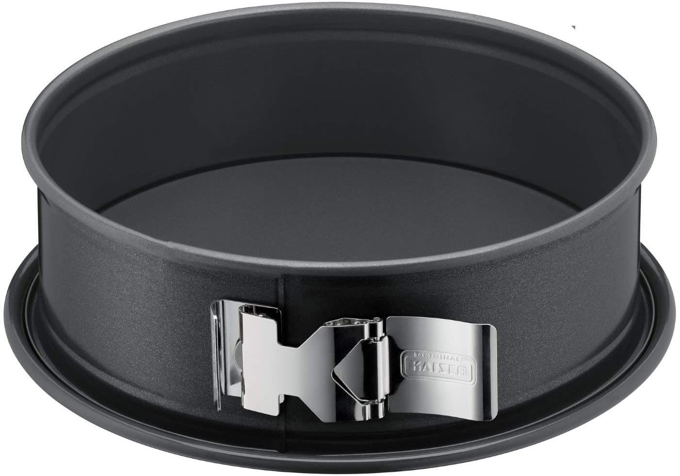 Kaiser La Forme Plus Springform Cake Tin Baking Tin with Round Flat Base SafeClick Closure Enamel Base Non-Stick Cut-Resistant Leak Proof 20 cm