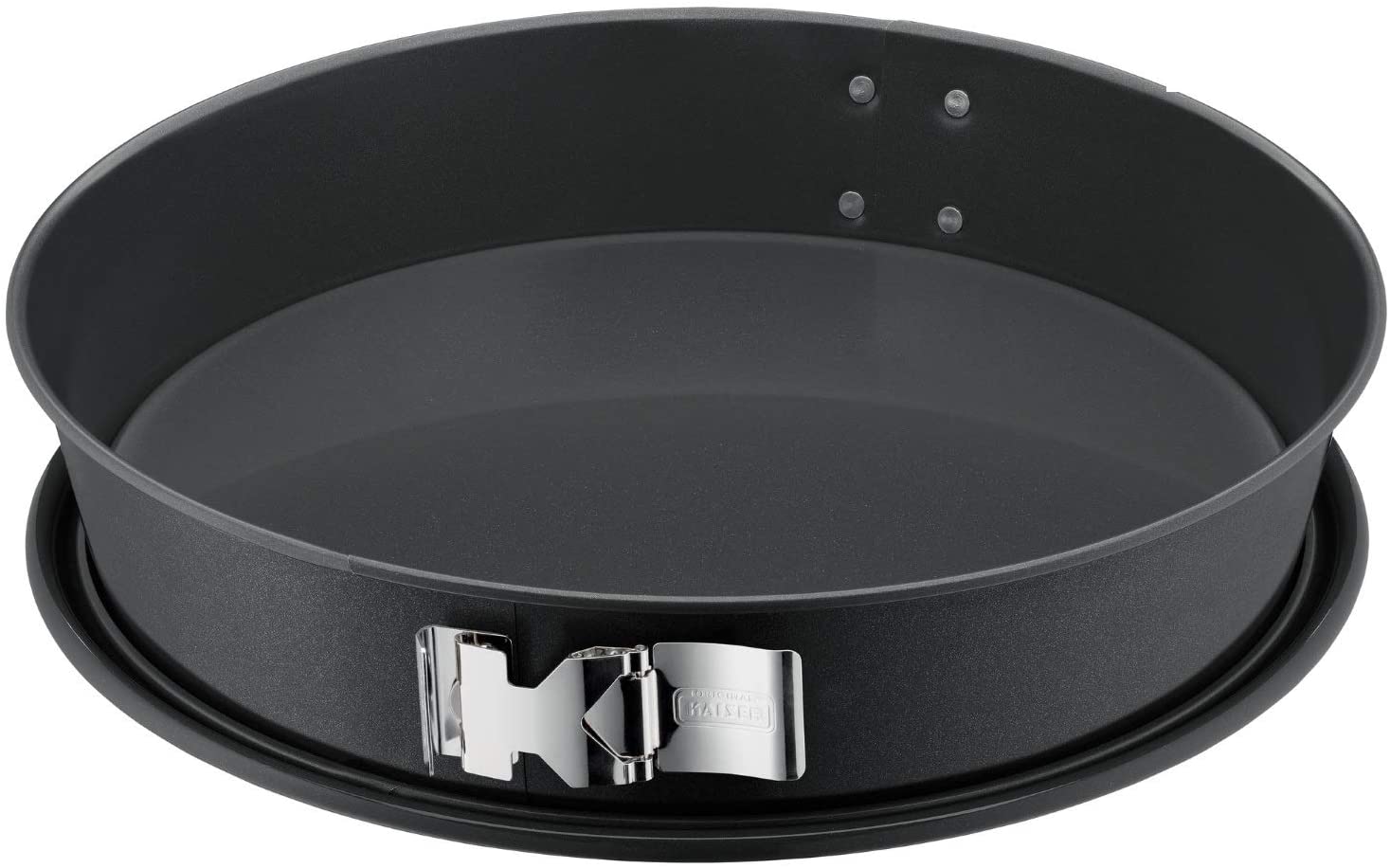 Original Kaiser La Forme Plus Springform Conical Baking Tray, 30 cm, SafeClick Closure, Round Baking Tin, Cheesecake, Enamel Base, Coated, Cut Resistant