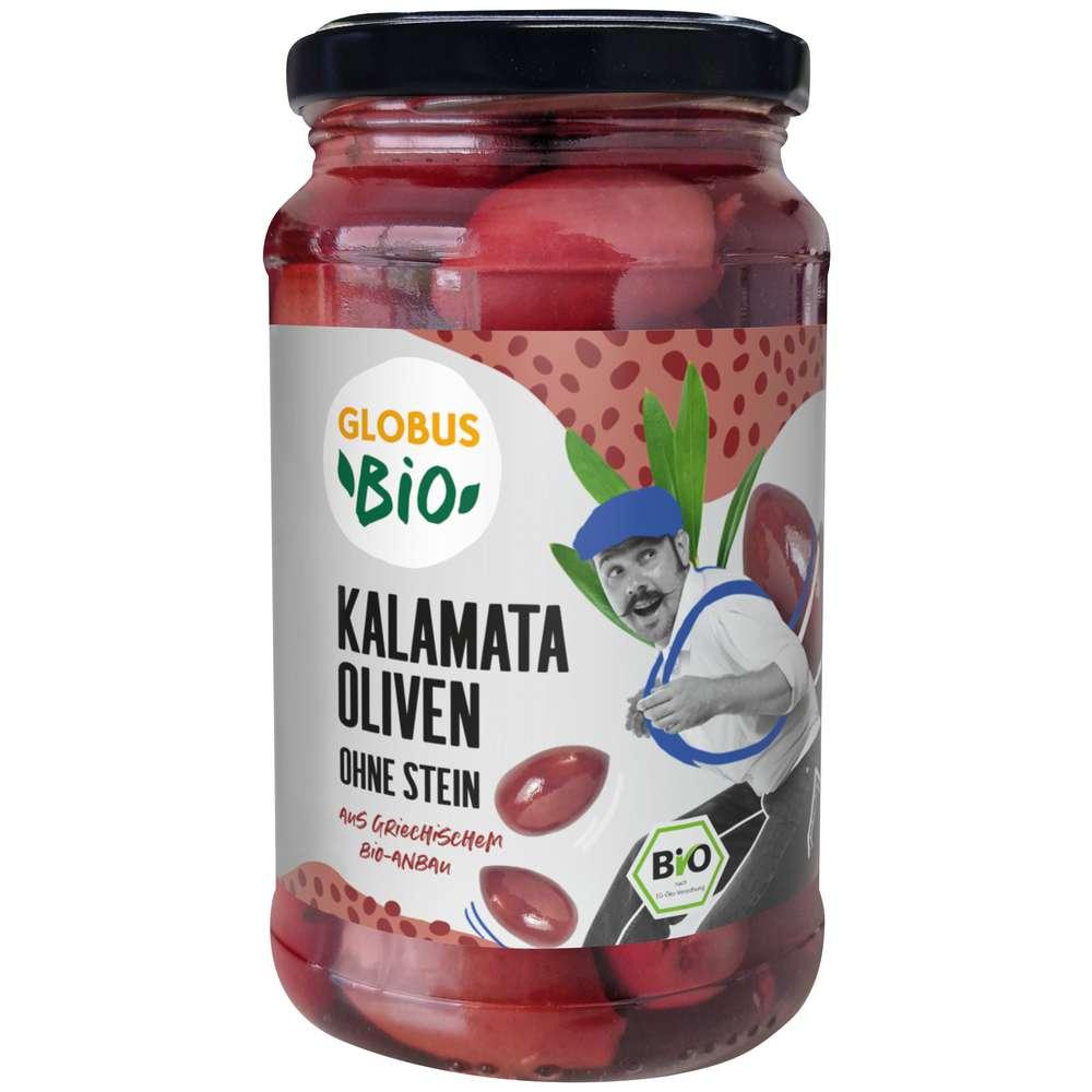 GLOBUS Bio Kalamata olives, pitted