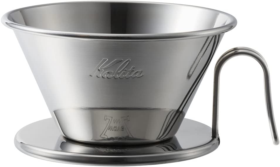 Kalita coffee dripper \'Tsubame\' WDS 185 2-4 Person Use Stainless Steel 5097 by Kalita