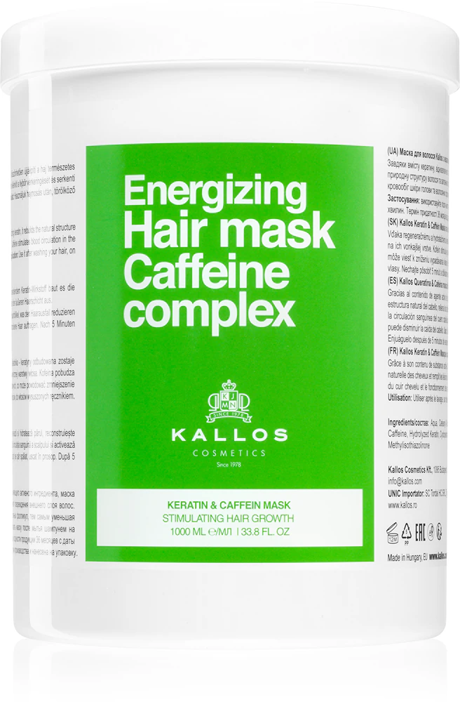 Kallos Caffeine Complex keratin mask with caffeine