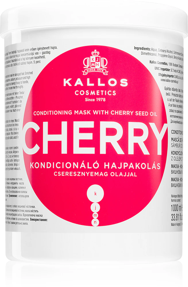 Kallos Cherry Hydrating Mask for Damaged Hair