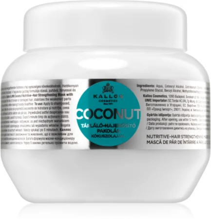 Kallos Coconut nourishing mask for weakened hair