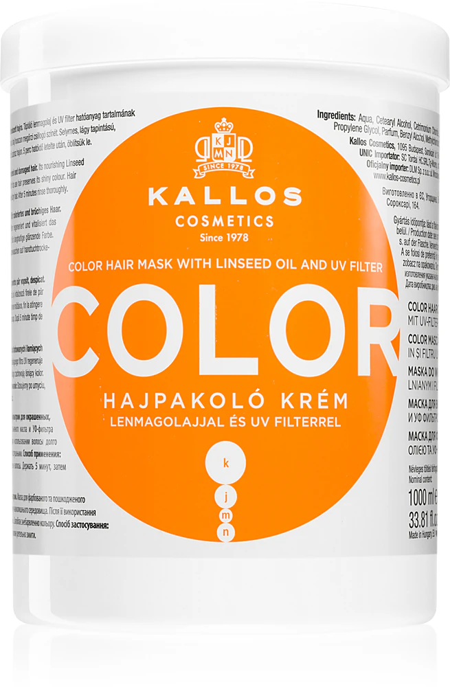 Kallos Color mask for colored hair