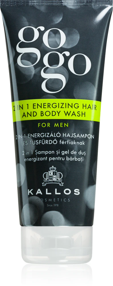 Kallos Gogo energizing shower gel for body and hair