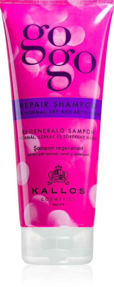 Kallos Gogo renewing shampoo for dry and fragile hair