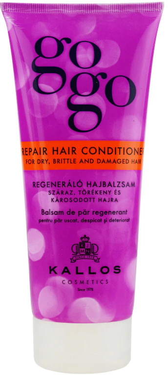 Kallos Gogo regenerating conditioner for dry and damaged hair