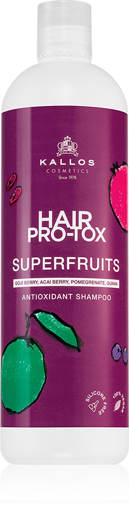 Kallos Hair Pro-Tox Superfruits hair shampoo with antioxidant effects