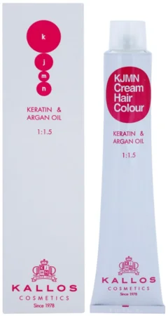 Kallos KJMN Cream Hair Color Keratin & Argan Oil Hair color with keratin and argan oil