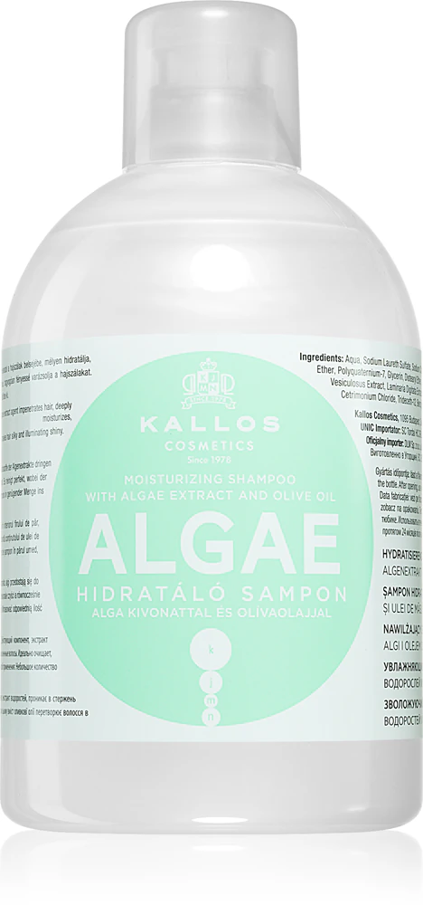 Kallos KJMN Professional Algae hydrating shampoo with sea algae extract and olive oil