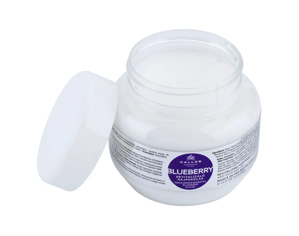 Kallos KJMN Professional Blueberry Revitalizing Mask for dry, damaged and colored hair