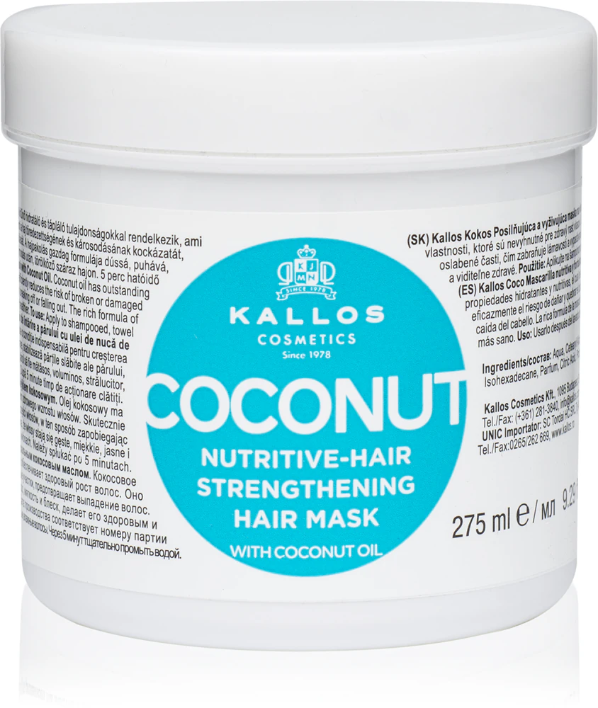 Kallos KJMN Professional Coconut Nourishing Mask for Weakened Hair