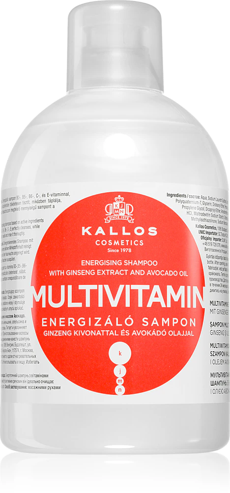 Kallos KJMN Professional Multivitamin Energizing Shampoo