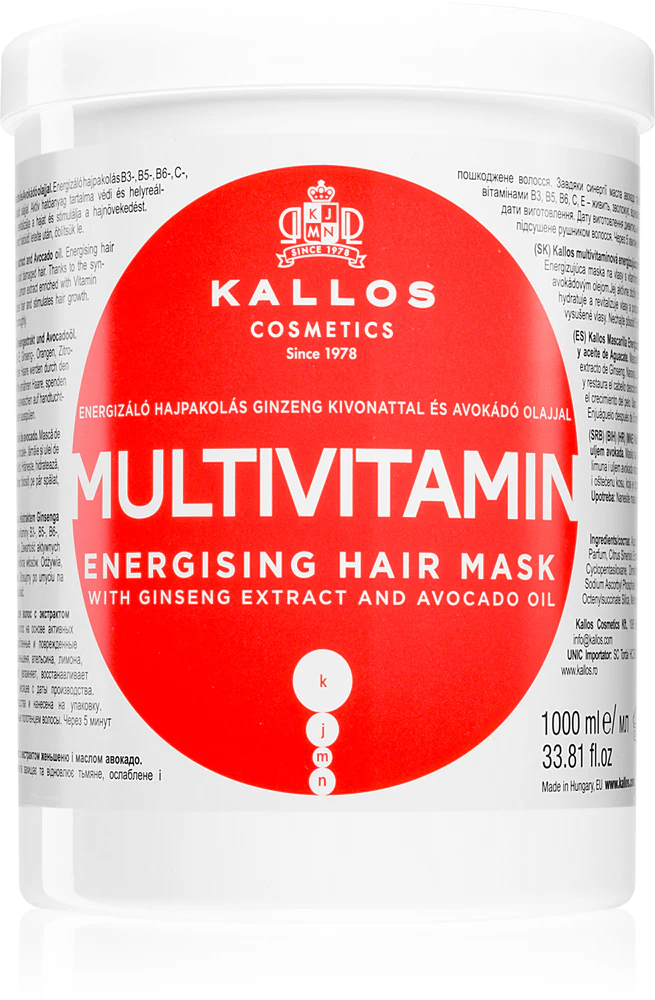 Kallos KJMN Professional Multivitamin Strengthening Mask for Hair