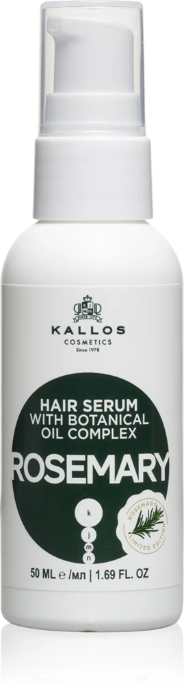 Kallos KJMN Professional Rosemary Regenerating Protective Oil for stressed hair and split ends 50ml