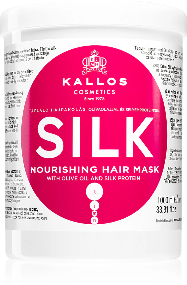 Kallos KJMN Professional Silk Mask for dry and sensitive hair