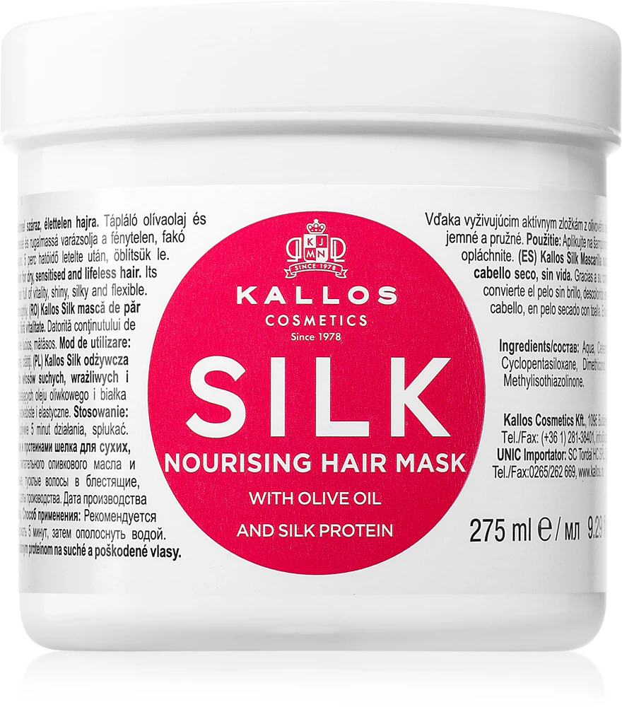 Kallos KJMN Professional Silk Mask for dry and sensitive hair