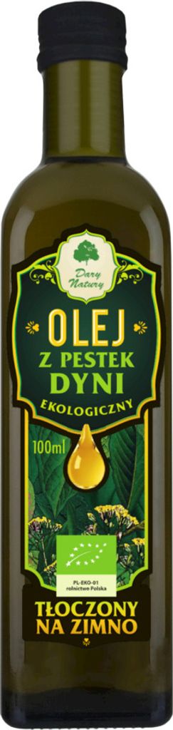 COLD-PRESSED PUMPKIN SEED OIL, 100 ml - DARY NATURY