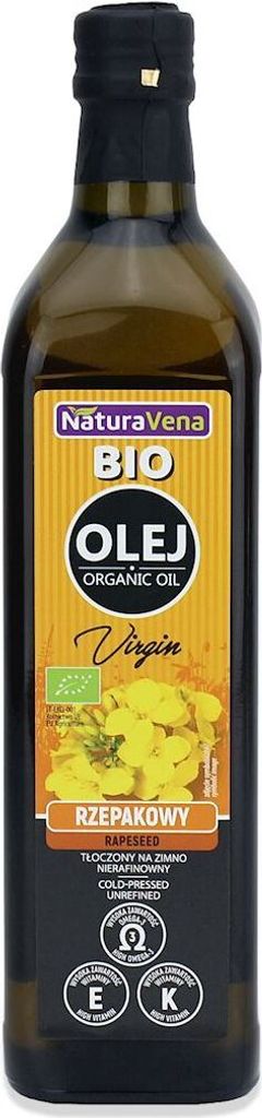 NATURAVENA ORGANIC COLD-PRESSED RAPESEED OIL, 750 ml - NATURAVENA