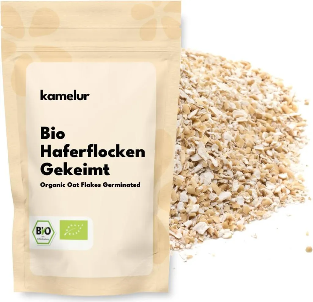 Kamelur® Organic Sprouted Oat Flakes 500 g