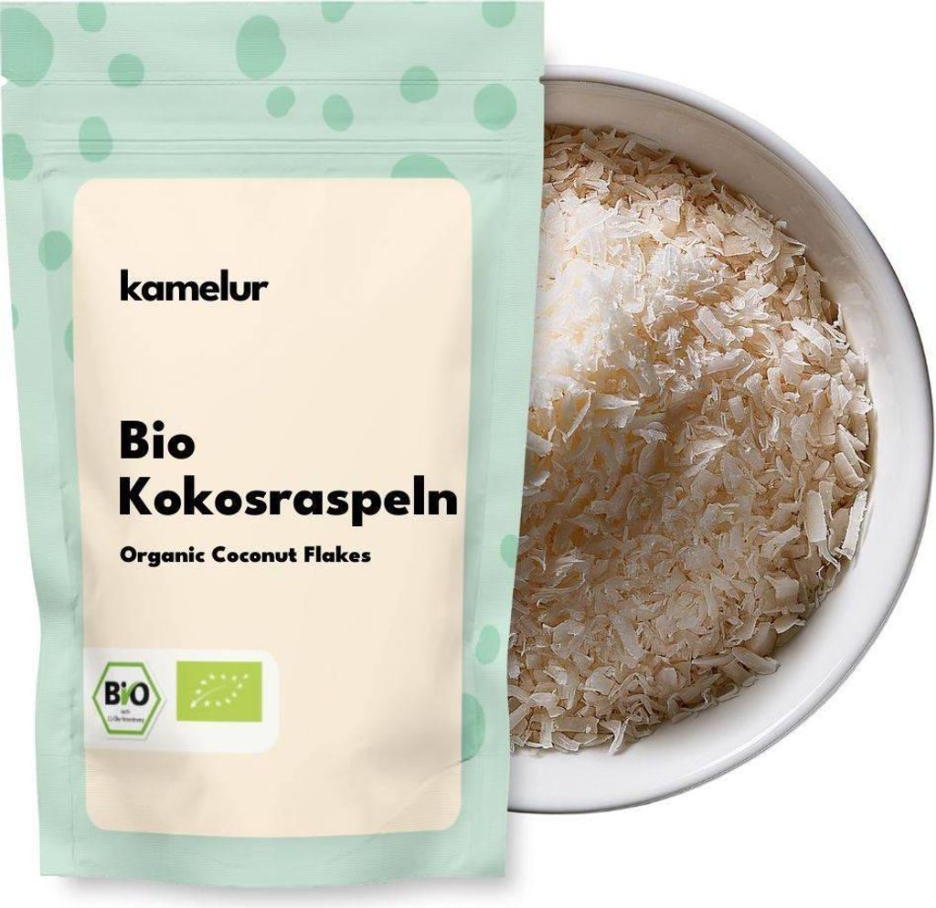 Kamelur® organic desiccated coconut medium 1 kg 1000g