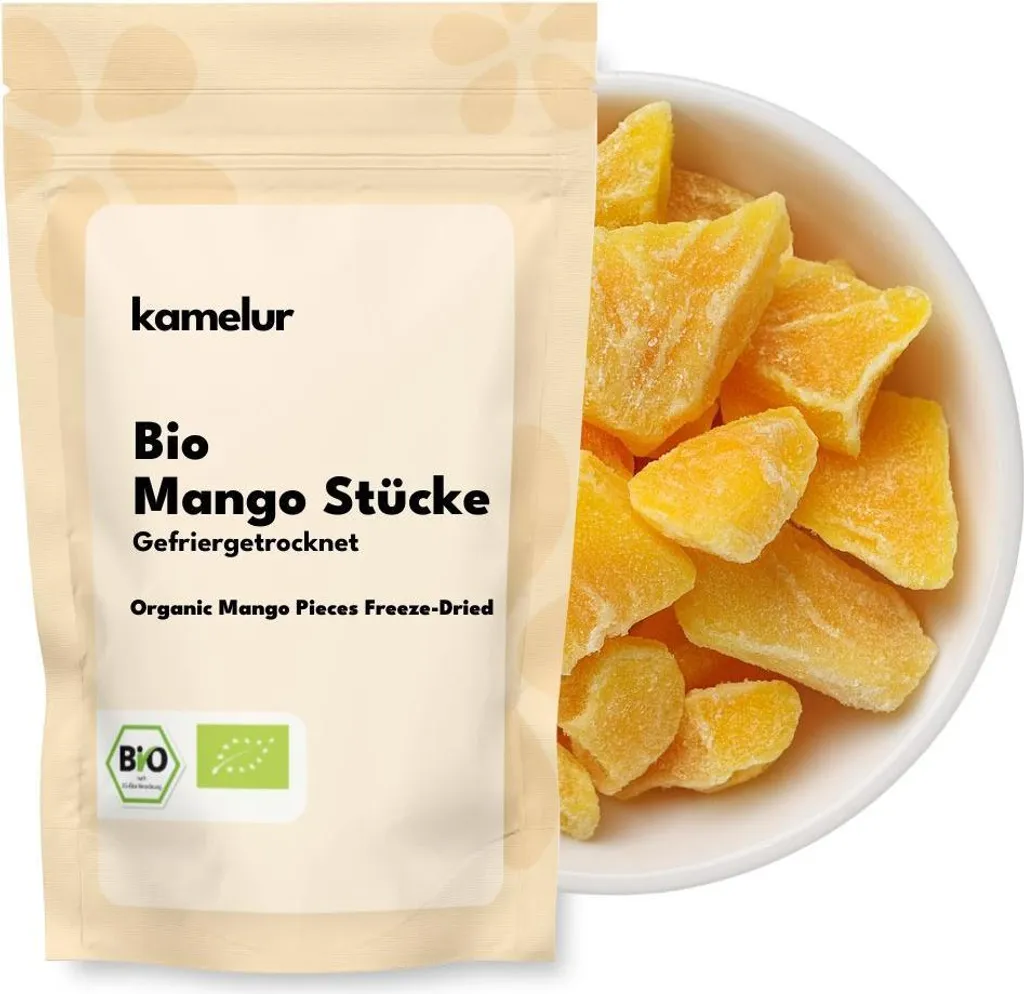 Kamelur® Organic Mango Pieces Freeze-dried 250 g